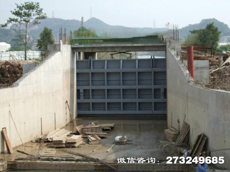 谯城水坝止水闸门